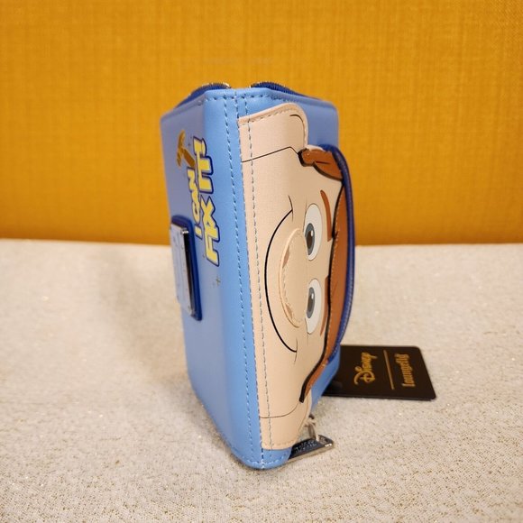 Loungefly Disney Wreck-It Ralph Fix-It Felix Cosplay Zip Around Wallet NEW - Picture 10 of 12